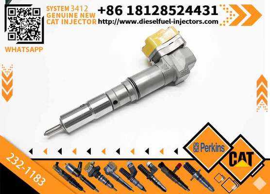 Common Rail Fuel Injector Excavator Parts Engine 3408 3412 Fule Injetor 232-1173 232-1183 232-1168 174-7528 174-7526 for CAT